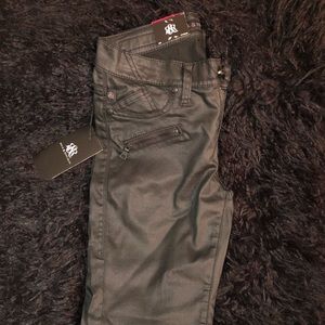 Rock & Republic coated skinny jeans
